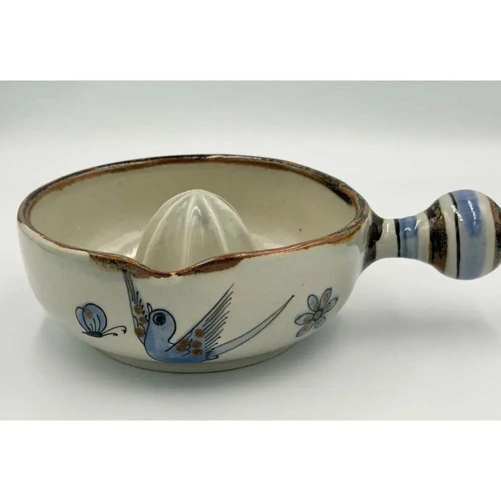 Folk-Art Ken Edwards Mexican El Palomar Tonala Hand Painted Citrus Juicer